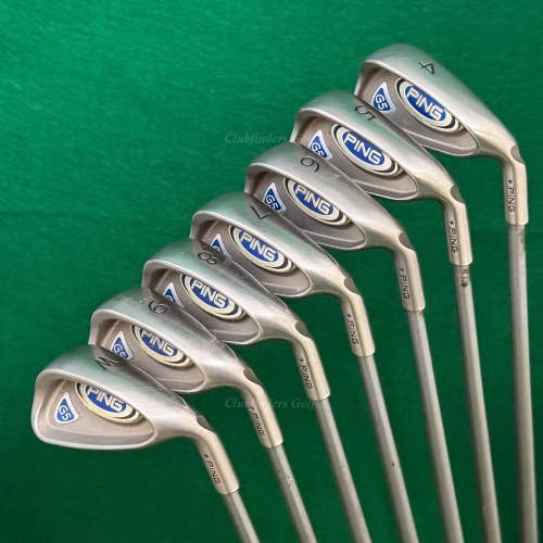 Ping G5 Blue Dot 4-PW Iron Set Ping TFC 100I Graphite Stiff