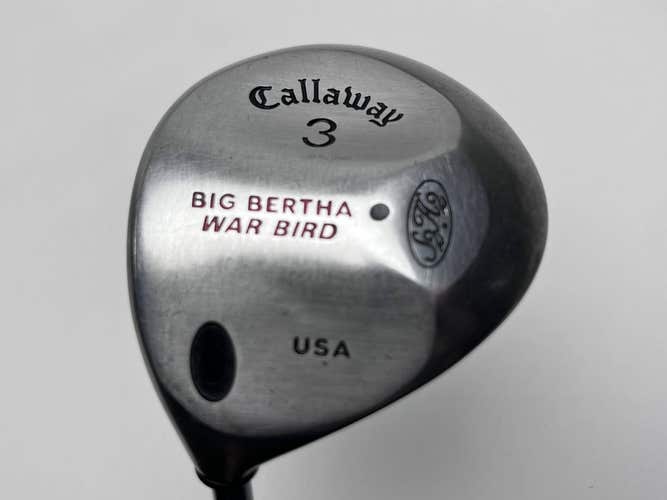 LEFTY Callaway Big Bertha Warbird 3 Fairway Wood 15* RCH 90 Regular LH
