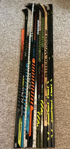 x10 Warrior/Sherwood/Fisher - 40”+ Broken Hockey Sticks #03