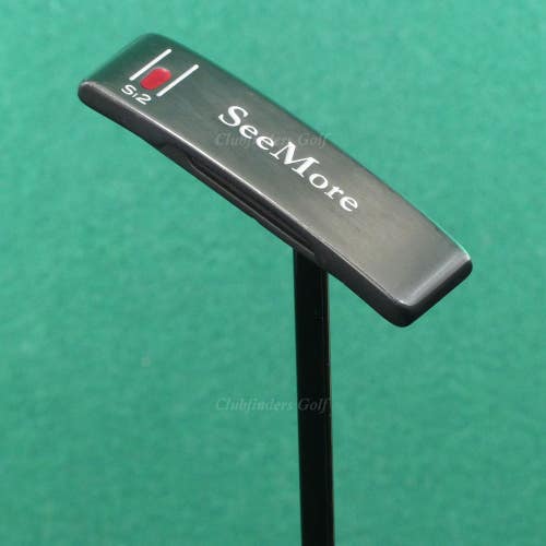 SeeMore Si2 Milled Face Center-Shafted 34" Putter w/ BGT Stability Shaft & HC