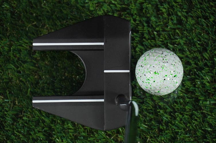 Odyssey DFX 7 Putter Black Mallet 35 Double Bend PGA Riviera Maya LH +Cover
