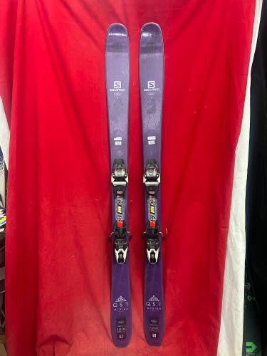 Salomon QST Myriad 85 all mountain 161cm skis, marker FDT10 binding range:260-384mm, 85 waist, R16