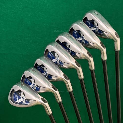 Callaway Golf X-18 4-PW Iron Set Factory Callaway System CW85 Graphite Stiff