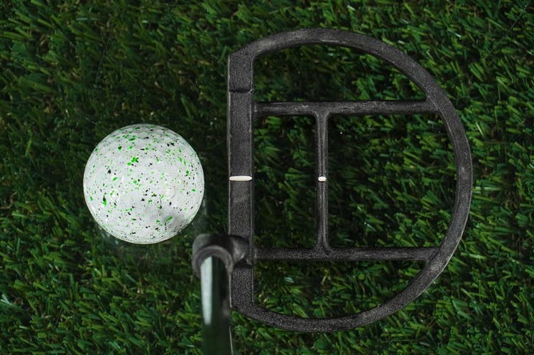 Mizuno 8803 Putter Plumbers Neck Mallet Frame 35 Steel Shaft RH ~ LOOK!!