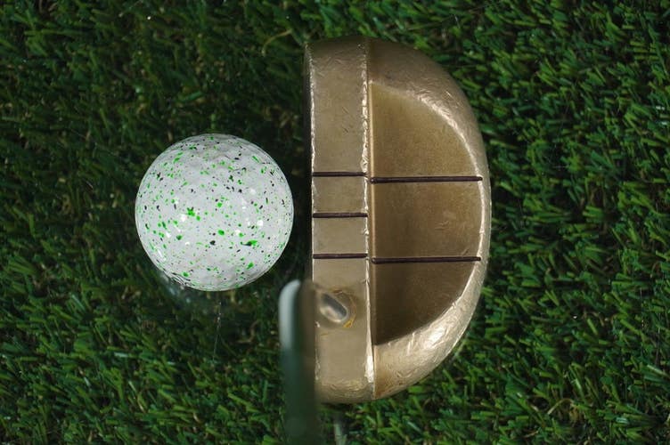 Odyssey Dual Force Rossie II Putter Golden Mallet 34 Steel Shaft RH ~ LOOK!!