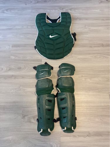 Green Nike Pro Catcher's Set (Used)