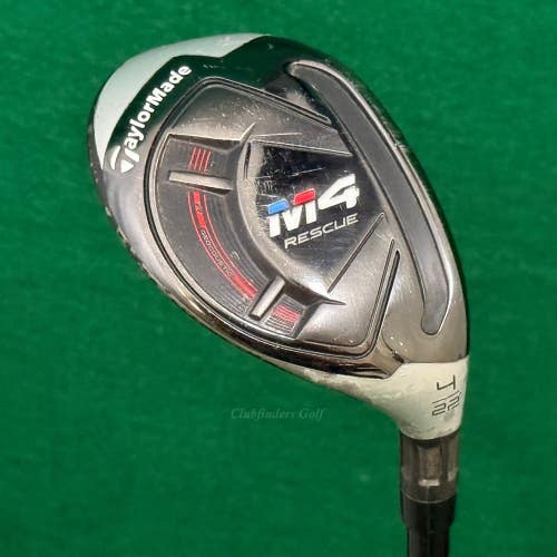 TaylorMade M4 Rescue 22 4 Hybrid Fujikura Atmos Red 5-A Graphite Seniors