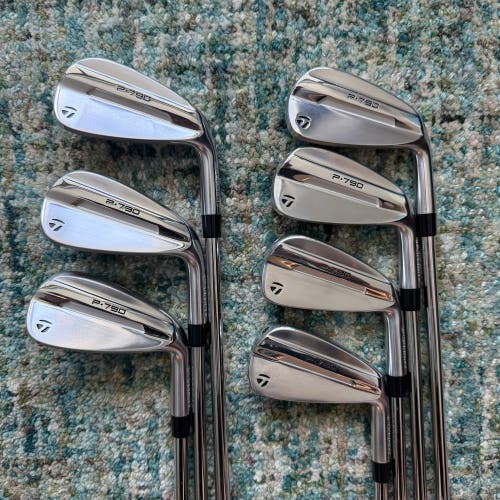 2025 TaylorMade P790 Iron Set 4-PW Project X LZ 6.0 Stiff Steel Shafts Golf Pride Grips Original Box