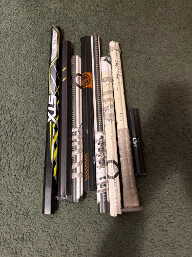 Lacrosse broken shafts