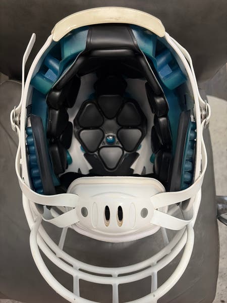adult extra large football helmets Giants Jumbo Squeezy Helmet  Pro Hall of Fame Matte White Schutt Vengeance Pro LTD II