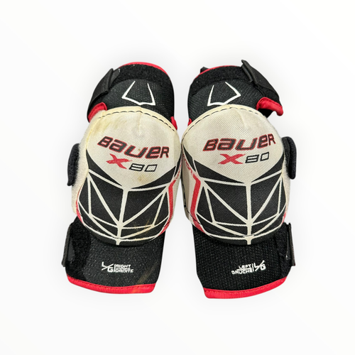 Used Bauer X80 Junior Elbow Pads LG 11375-S000380141
