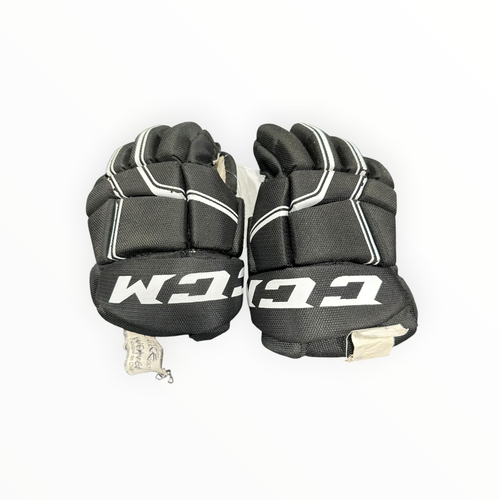 Used CCM QUICKLITE Youth Gloves Black 8" 11375-S000380162