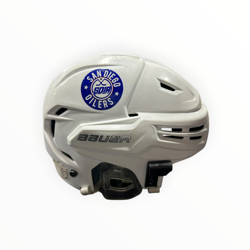 Used Bauer RE-AKT NON CERT Hockey Helmet Only White SM 11375-S000380094