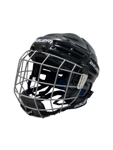 Used Bauer PRODIGY HLMT/CAGE COMBO YTH Helmet Cage Combo Black XS 11835-S000210615
