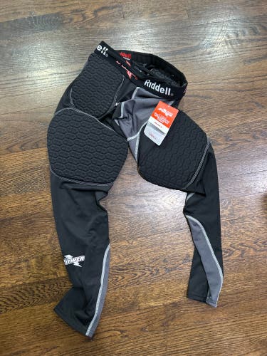 Riddell Power 5-Piece Full Length Integrated Adult Black Small Girdle Football