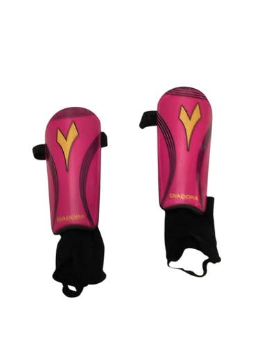 Used Diadora Soccer Shin Guards Adult Pink LG 11443-S000207111
