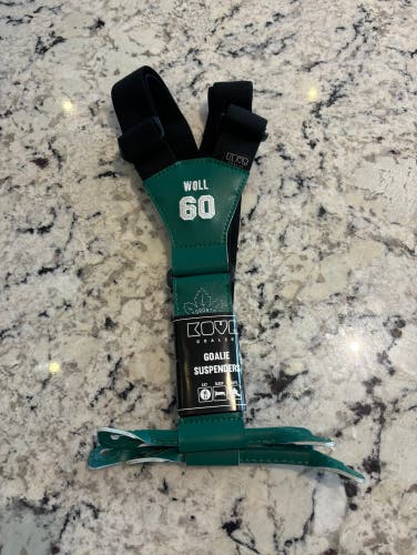 Brand New Pro Stock Kova Toronto Maple Leafs Goalie Pants Suspenders Woll Green
