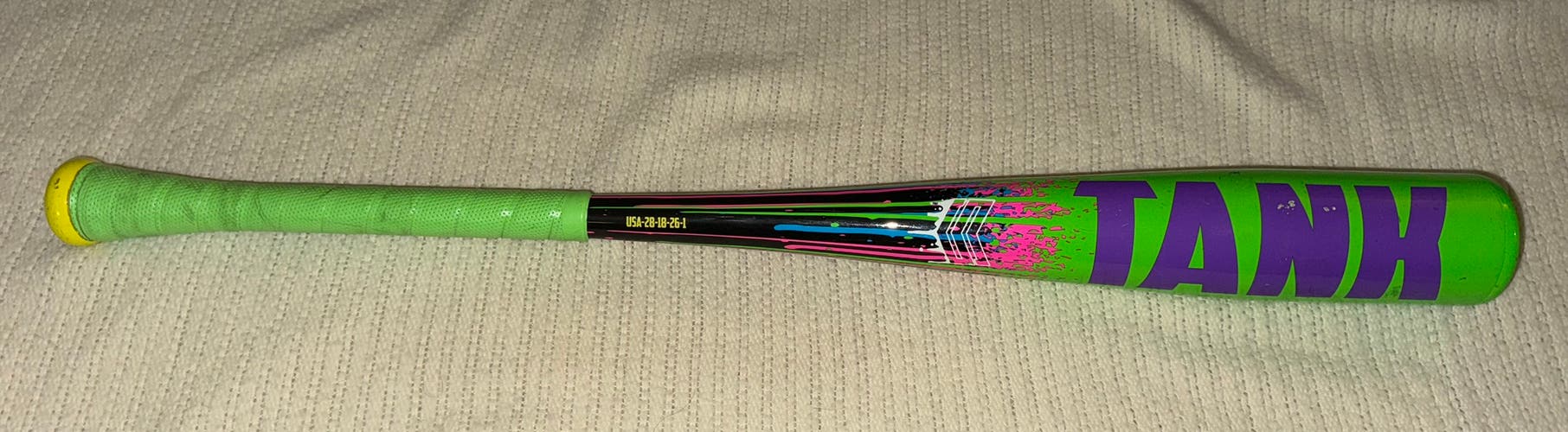 2026 Tank Alloy USABat Certified Bat (-10) 18 oz 28" (Used)