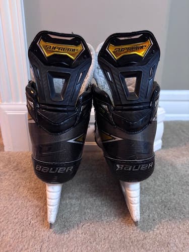 Black/Yellow Bauer Supreme 3S Pro Hockey Skates 6 (Used)