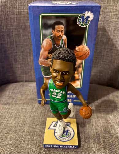 Dallas Mavericks Rolando Blackman 45th Anniversary Hardwood Classic Bobblehead