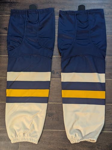 Blue and Cream Senior Large Socks (New)