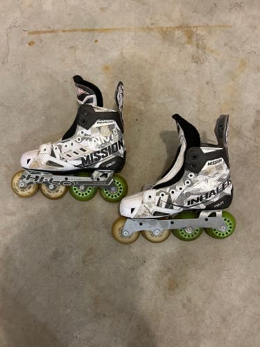 Mission Inhaler WM03 Inline Skates Wide Width Size 3.5 (Used)