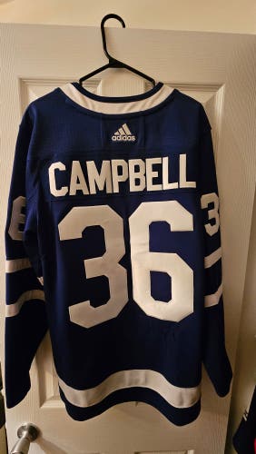 Jack Campbell Toronto Maple Leafs Size 46 Blue Small / Medium Adult Unisex Adidas Jersey (Used)