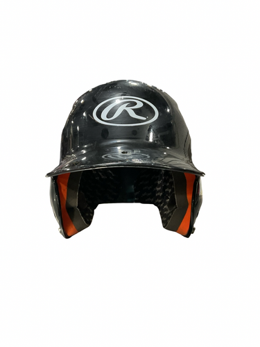 Used Rawlings 6 1/4-6 7/8 BLK HELMET Batting Helmet No Mask Black One Size 11834-S000054546