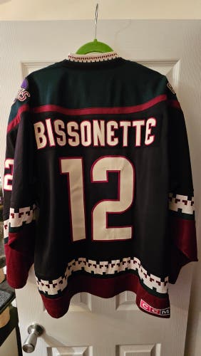 Paul Bissonnette Phoenix Coyotes Large Adult Unisex CCM Jersey (Used)