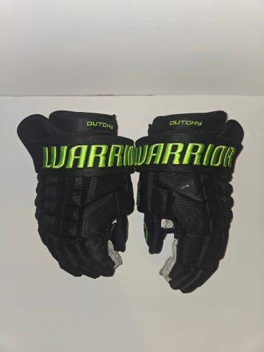 Dallas Stars Blackout Warrior Franchise Pro Gloves 14" Pro Stock (USED)