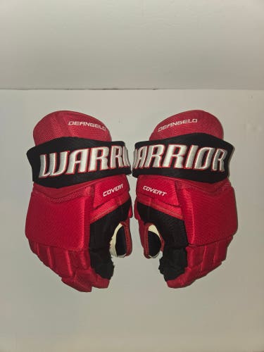 NJ Devils Warrior Covert QRE Pro Gloves 14" Pro Stock (USED)