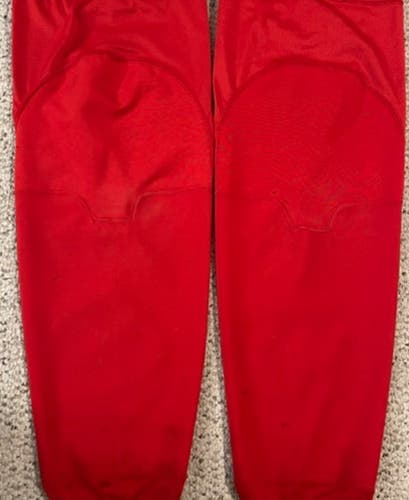 Red Senior XL Reebok NHL Practice Socks Pro Stock (Used)