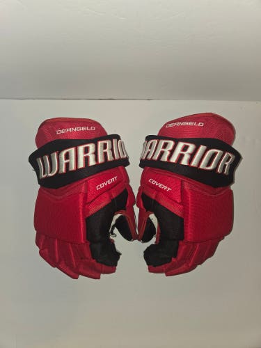 NJ Devils Warrior Covert QRE Pro Gloves 14" Pro Stock (USED)