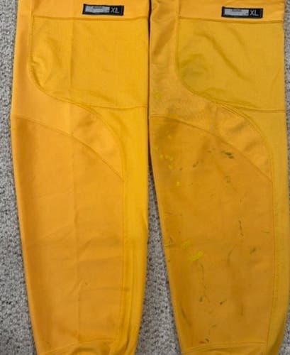 Yellow Senior XL Reebok NHL Practice Socks Pro Stock (Used)
