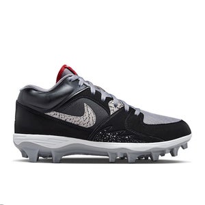 Nike Jordan Stadium 90 Low TD Black Cement Cleats men’s size 13  *NEW* HQ0210-060