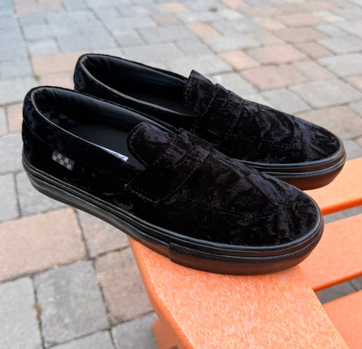 Vans Skate Style 53 Men’s Skateboard Shoes (Velvet) Black VN0A5HEL5AA - Size 6.5