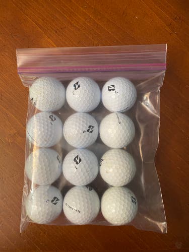 Bridgestone Tour B Golf Balls White Lot of 4 Mix - Numbers 1, 2, 3, 4