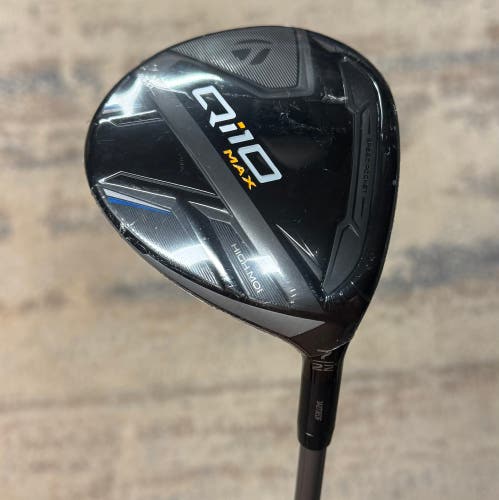 Men's TaylorMade Qi10 Max Right Handed Fairway Wood Senior Flex 7 Wood (New) No HC