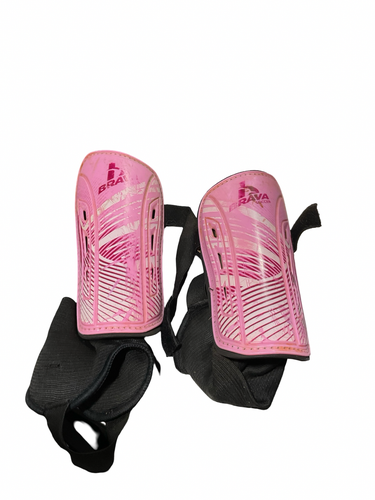 Used Brava Soccer Shin Guards Junior Pink LG 11834-S000052535