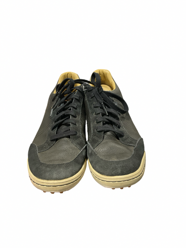 Used Ashworth Mens Golf Shoes Black Senior 10.5 11834-S000054264