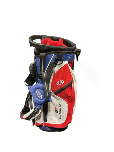 Used US Kids R/W/B JR STAND BAG Jr Stand Bag White 11834-S000054375