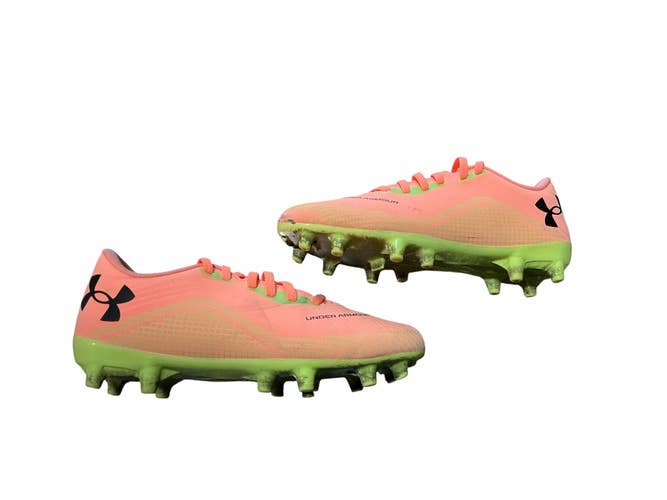 Used Under Armour Soccer Cleats Coral Junior 04 11873-S000241506