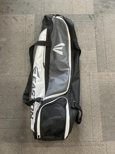 Used Easton BAT BAG BB/SB Player Carry Bag White 11614-S000240746
