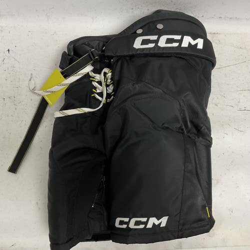 Used CCM TACKS AS-V Senior Pant Black And Yellow MD 11855-S000207474