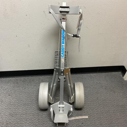 Used CADDY WAGON PULL CART Golf Cart Silver 2 Wheel 11855-S000207461