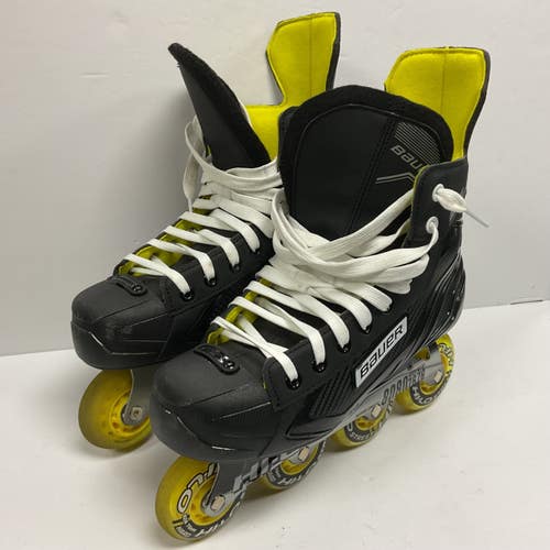 Used Bauer RS ROLLER SKATES Senior Black Senior 8 11855-S000207459