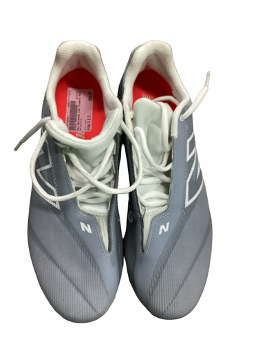 Used New Balance LAX Cleats Mens Grey Senior 8.5 11613-S000186553