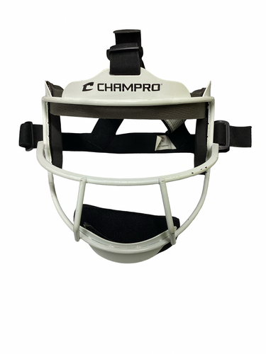 Used Champro CM01Y BB/SB Fielders Mask White Fits all 11613-S000186530