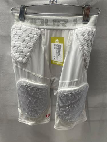 Used Under Armour 5 PC PADDED GIRDLE YTH FB Girdles White Youth 11490-S000275718
