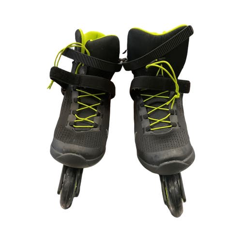 Used Rollerblade ROLLER SKATES Senior Roller Quad Skates Black Senior 12 11859-S000032376
